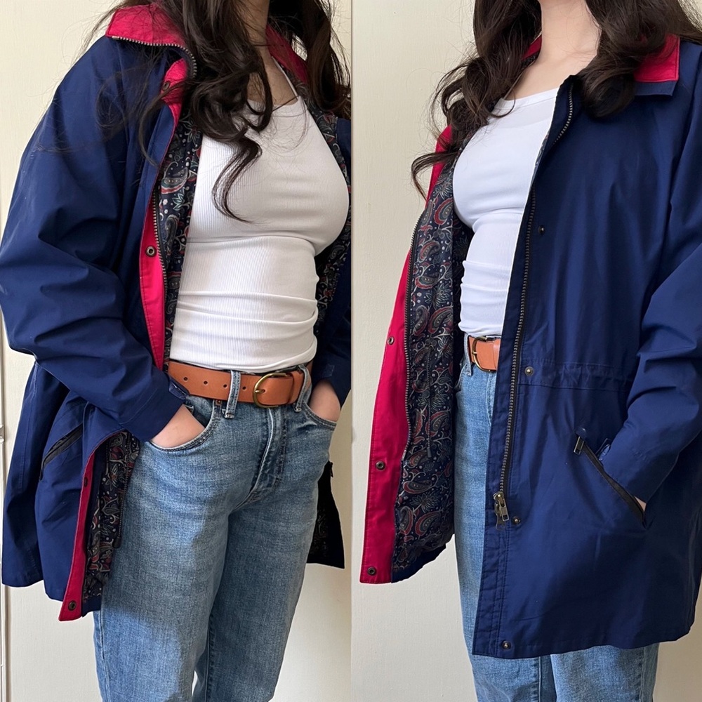 80s/90s Vintage Far West Windbreaker Barn/Chore Style Jacket Made in Canada